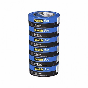 3M Scotch Blue Painters Tape 2090 48mm x 55M - 6 Pack