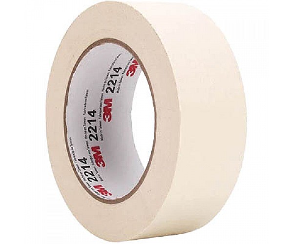 3M Paper Masking Tape 2214 BOX QTY in [colour] - Front View