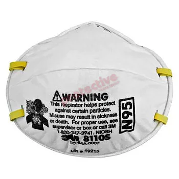 3M Particulate Respirator N95 P2 Mask 8110S Box Of 20