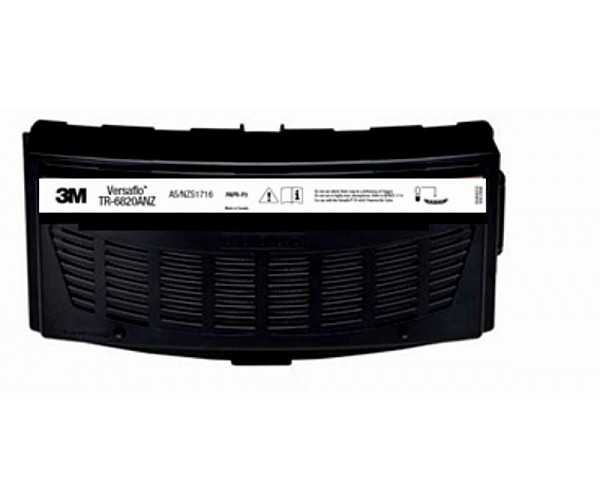 3M Versaflo Filter, Nuisance OV/AG P3 TR-6820ANZ in Black - Front View