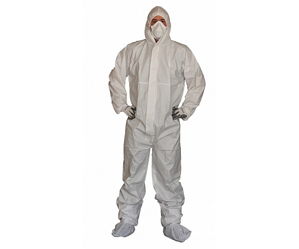 Microporous Eagle PECB Coverall Type 5/6 in [colour] - Front View