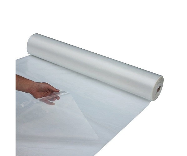 Poly Protective Sheeting 2m x 200m x 50um Folded 1m Rolls Handy Size Rolls