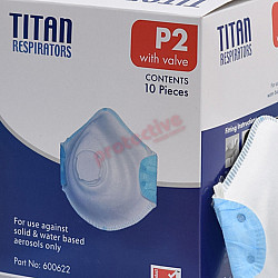 TITAN P2 Valved Disposable Respirator - Pack of 10 TITAN P2 Valved Disposable Respirator - Pack of 10