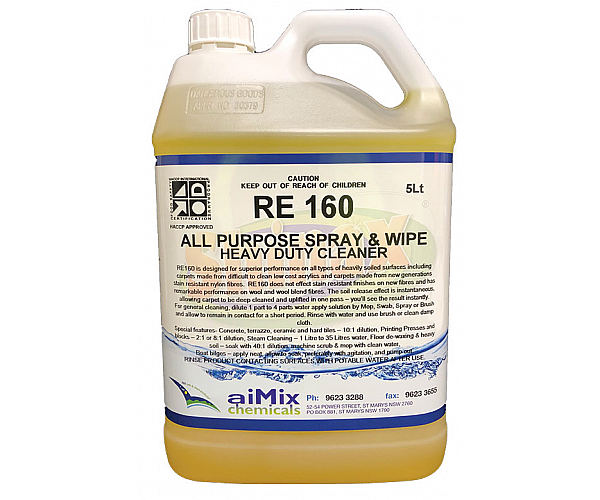 All Purpose Spray & Wipe Heavy Duty Cleaner RE160 Cleaning Liquids