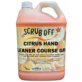 Scrub Off Citrus Hand Cleaner With Grit 5l