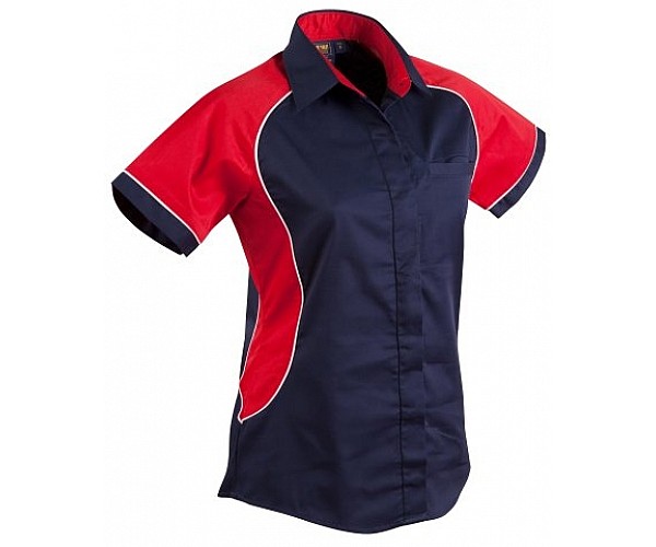 Womens Arena Tri-Colour Contrast Shirt BS16