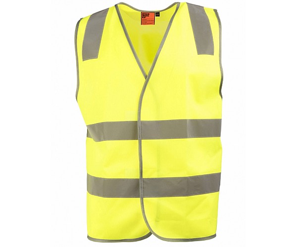 SW43 Safety Vest with Reflective Tapes in [colour] - Front View
