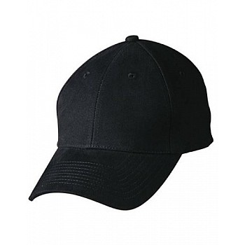Heavy Brushed Cotton Cap With Buckle