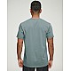 Mens Premium Cotton Face Tee Shirt - Ts43 in Pastel Blue - Front View