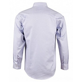 Men's Dot Contrast Long Sleeve Shirt M7922