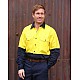 LONG SLEEVE COTTON DRILL SAFETY SHIRT SW54