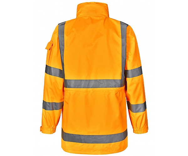 Unisex Vic Rail Hi Vis Safety Jacket