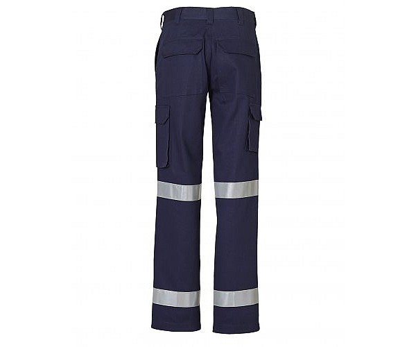 LADIES HEAVY COTTON DRILL CARGO PANTS WITH BIOMOTION 3M TAPES WP15HV