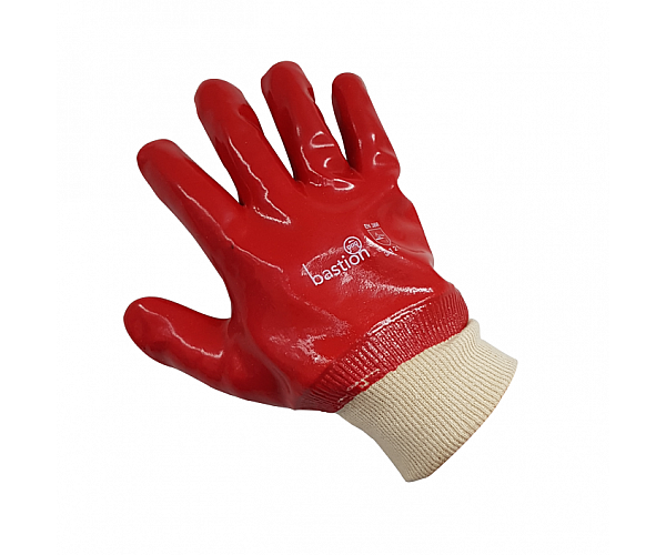 Chemical Resistant PVC Gloves 27cm Knitted cuff Chemical Resistant Gloves