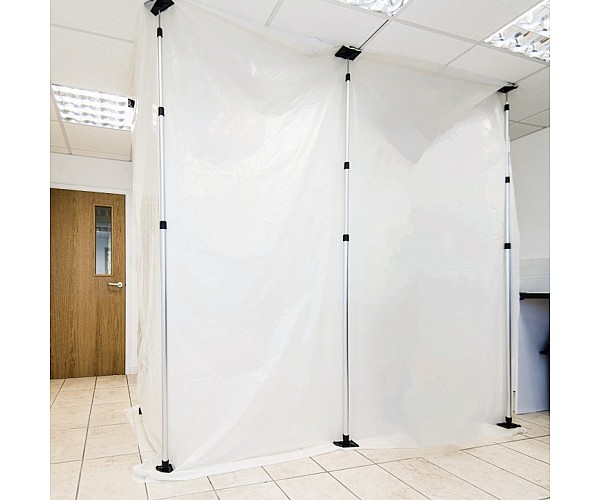 Extender Zip Wall Opaque Economy Plastic 3M X 66m X 100um in [colour] - Front View