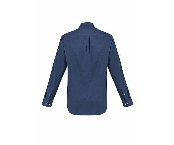 Mens Memphis Long Sleeve Shirt - S127ML in [colour] - Front View