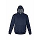 SYZMIK Unisex Multi-Pocket Hoodie - ZT467 in Grey Marle/Charcoal - Front View