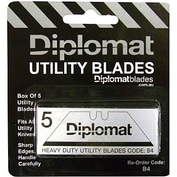 Heavy Duty Utility Blades Pack Of 5