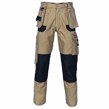 Duratex Cotton Duck Weave Tradies Cargo Pants with Tool Pockets