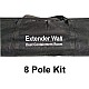 Extender Wall 8 Pole & Top Seal Rail Kit 3.9m MAX Extender Wall