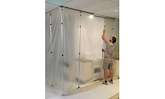 Extender Wall Dust Containment System for Renovation Projects!