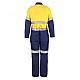 HI VIS TWO TONE COVERALL WITH FR REFLECTIVE TAPE