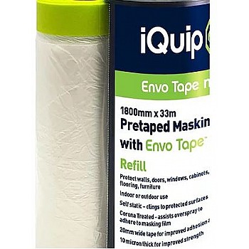 iQuip ENVO Pre Taped Masking Film Dispenser and Refill