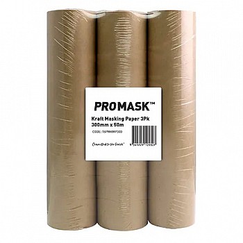 iQuip PROMASK Kraft Paper - 3 Pack