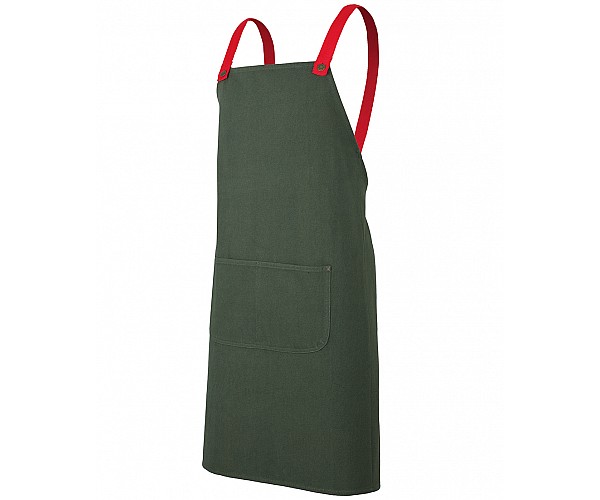 Cross Back Canvas Apron - Without Strap