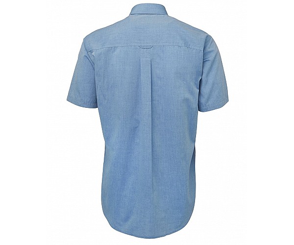 Poly Cotton Short Sleeve Button Shirt