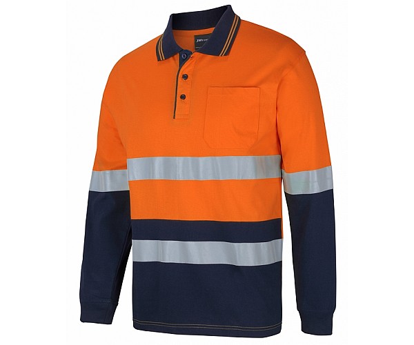 HI VIS (Day & Night) LONG SLEEVES COTTON POLO