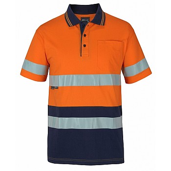 Hi Vis (Day & Night) Short Sleeves Cotton Polo