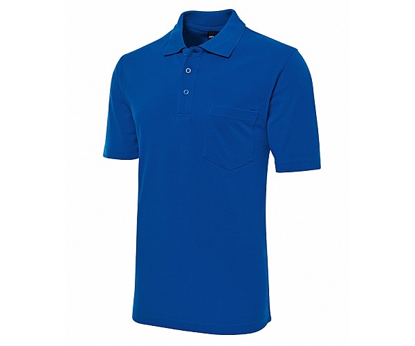 JB's Wear 210P Pocket Polo in 13% Marle - Front View