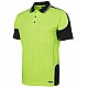 HI VIS Polo Shirt Coloured Sleeves