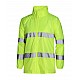 HI VIS Wet Weather Jacket Yellow With Reflective Tape