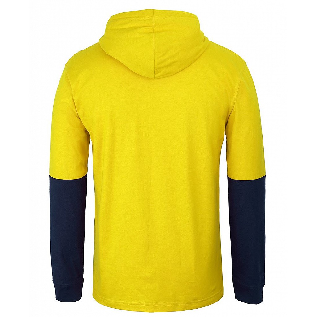 HI VIS Long Sleeve Hooded Cotton T-Shirt | Buy Online PROTRADE Online