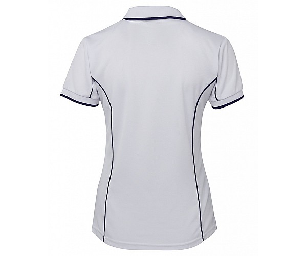 Ladies Polo Shirt With Piping