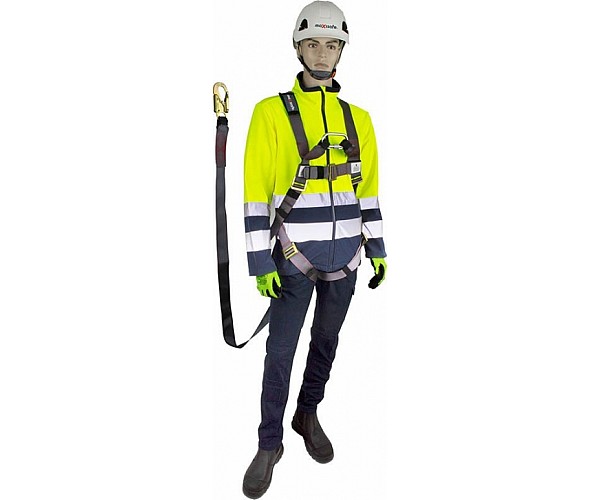 Full Body Harness with front and rear attachment points ZBH902H in [colour] - Front View