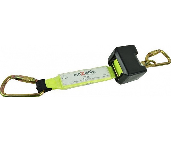 Maxisafe Heavy Duty Mini Block Retractable 2m Lanyard in [colour] - Front View