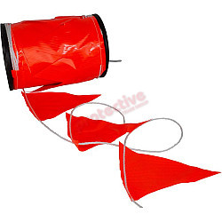 Maxisafe Orange Bunting Flag Line on Reel 100M Maxisafe Orange Bunting Flag Line on Reel 100M