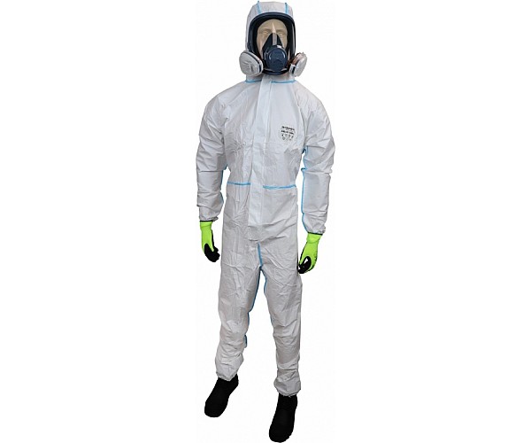Maxisafe Aquaguard Type 4/5/6 Coverall in White - Front View