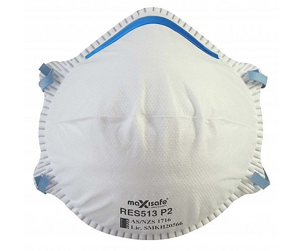 Maxisafe P2 Conical Respirator N95 BOX of 20 Disposable Respirator Masks