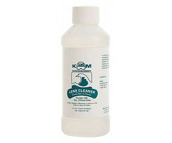 MAXISAFE Eyeglass Lens Cleaning Solution- 475ml in White - Front View