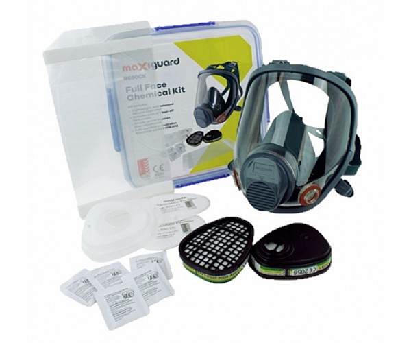 Maxiguard Full Face Respirator Chemical Kit