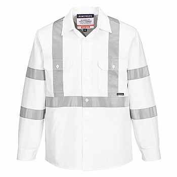 Portwest Taped Night Cotton Drill Shirt - Mx303
