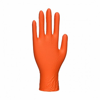 Portwest Nitrile HD Orange Disposable Glove - A930