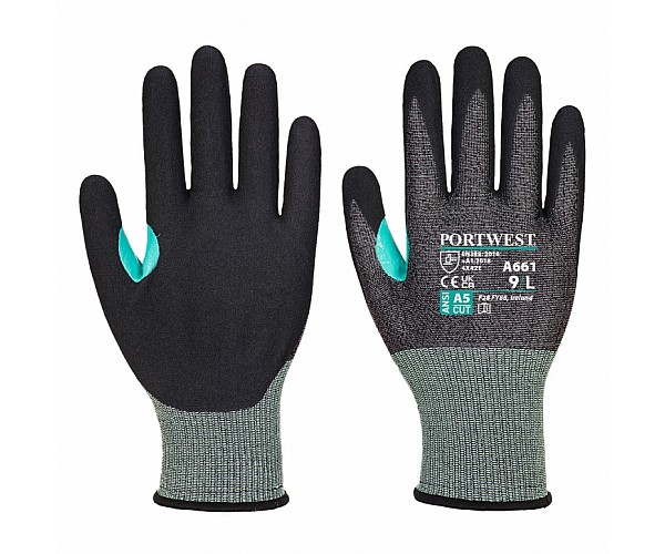Portwest CS VHR18 Nitrile Foam Cut Glove - A661
