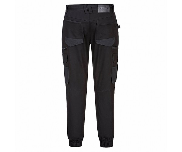 Portwest Cuffed Slim Fit Stretch Work Pants - Mp703