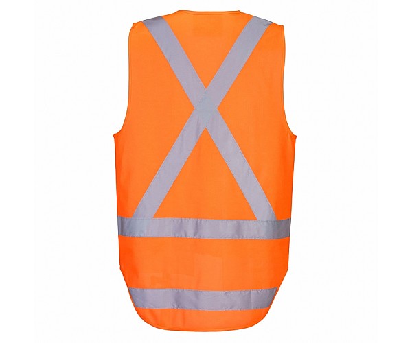 PORTWEST HI VIS TTMC X Back Vest in [colour] - Front View