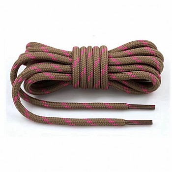Pair Of High Density Weaving Round Shoe Laces